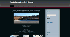 Desktop Screenshot of jacksboropubliclibrary.org